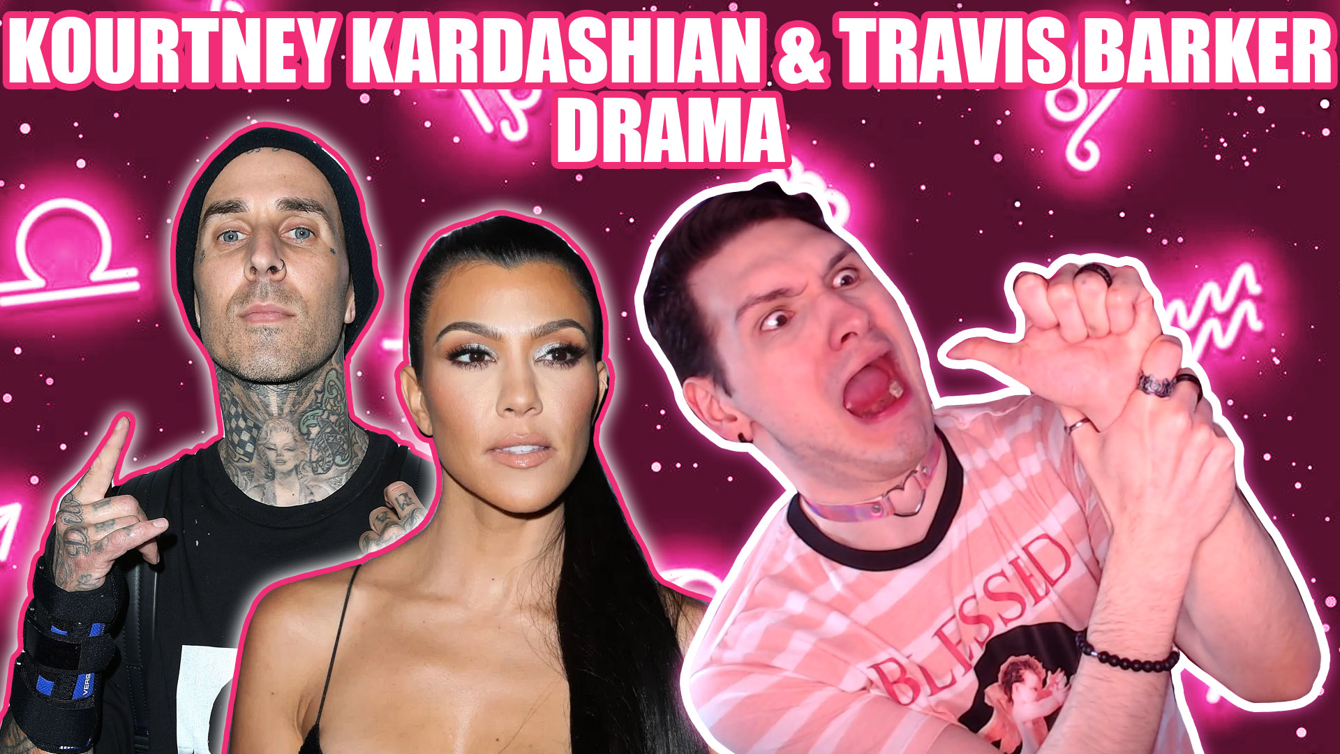 kourtney kardashian travis barker drama