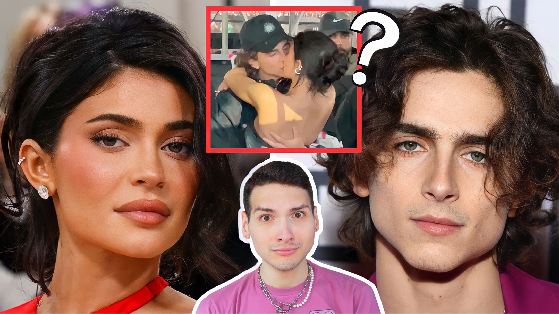 Kylie Jenner Timothee Chalamet Kiss