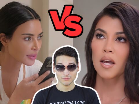 kim kardashian kourtney kardashian feud