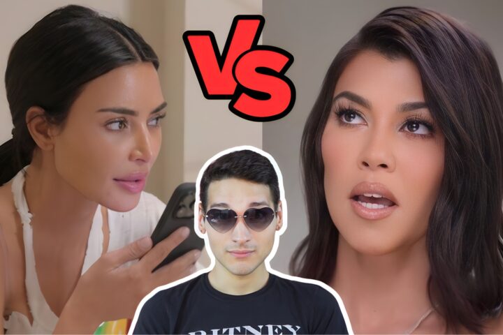 kim kardashian kourtney kardashian feud